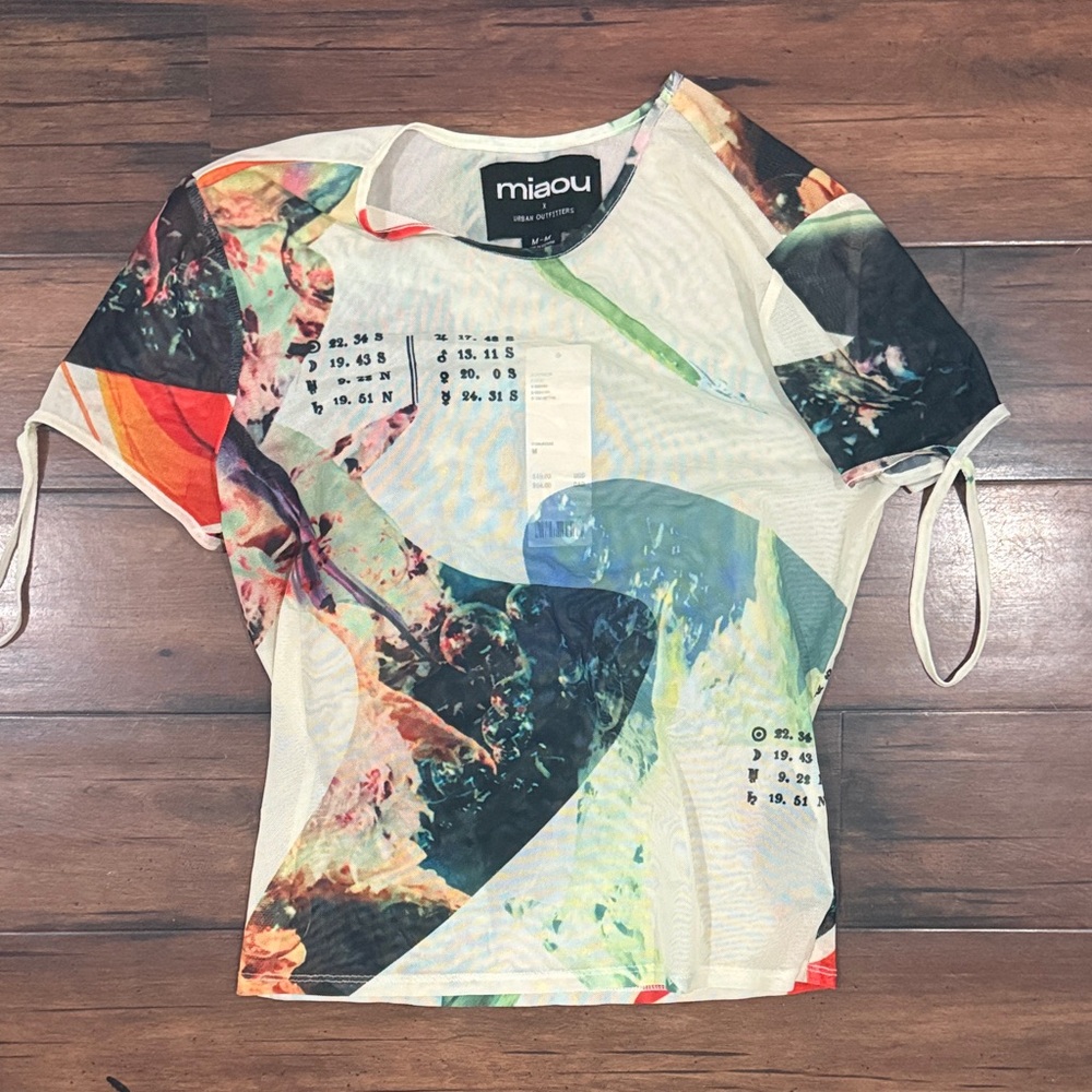 NWT Miaou x Urban Outiftters Mesh Tee